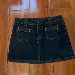 Vintage Mini Denim Skirt- LIKE NEW